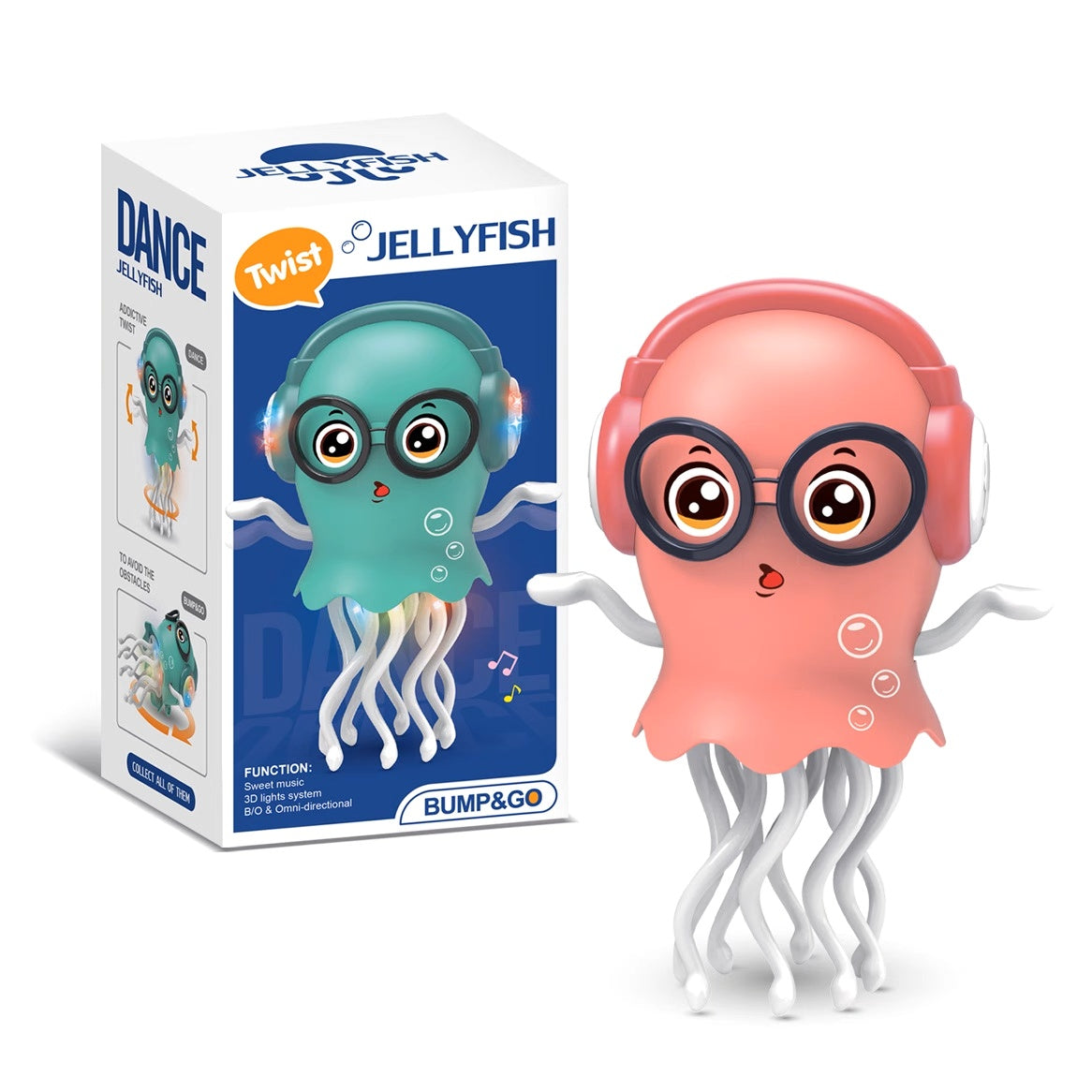 Dancing Squid & Jellyfish A4