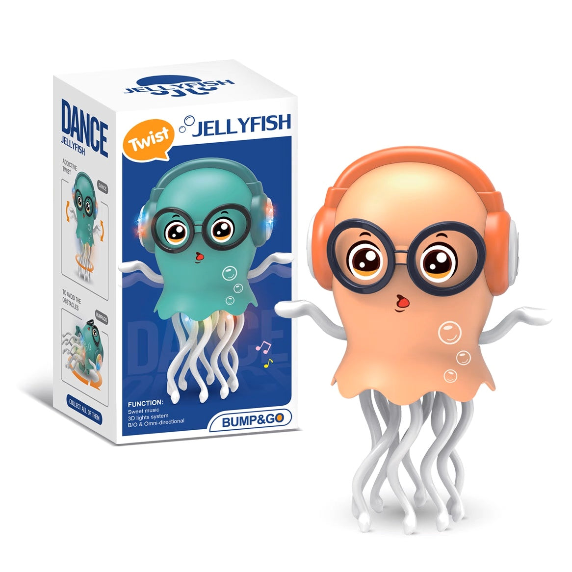 Dancing Squid & Jellyfish A4