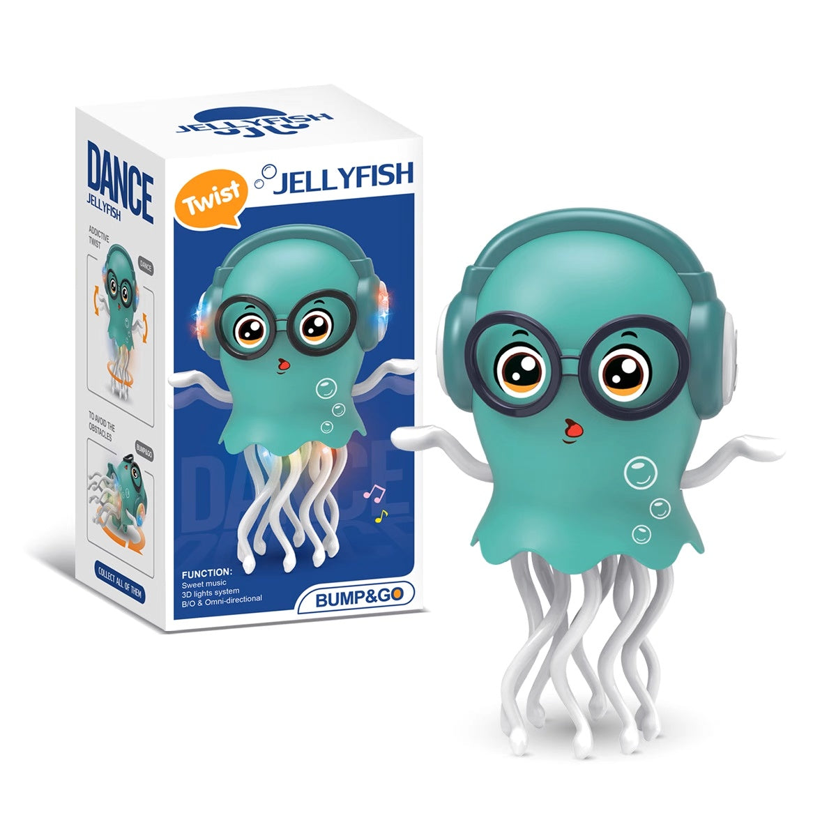 Dancing Squid & Jellyfish A4