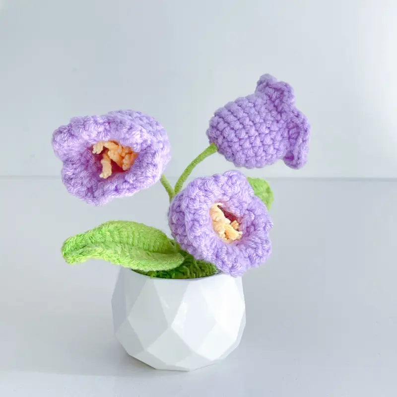 Handcrafted Crochet Flower Planter A22