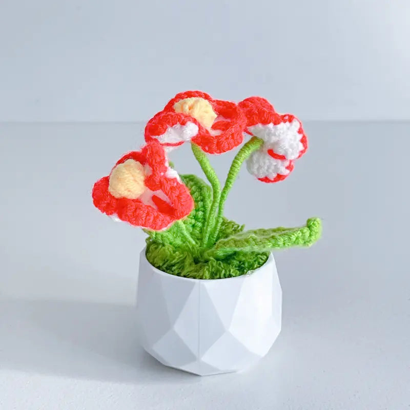 Handcrafted Crochet Flower Planter A19