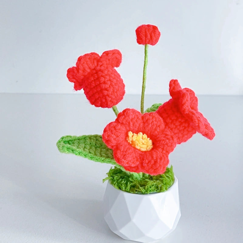 Handcrafted Crochet Flower Planter A27