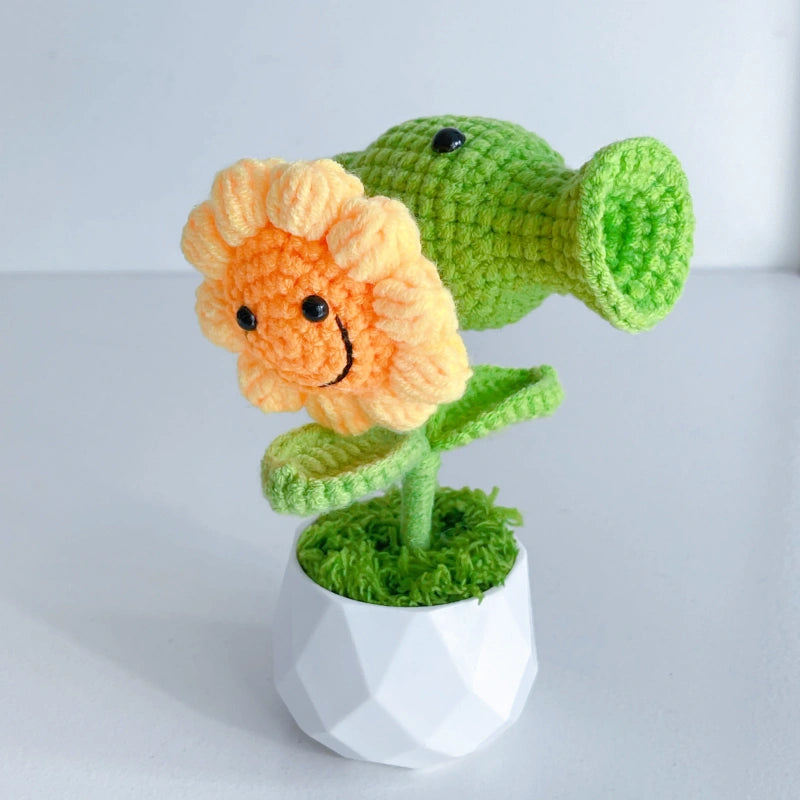 Handcrafted Crochet Flower Planter A30