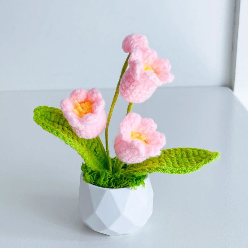 Handcrafted Crochet Flower Planter A27