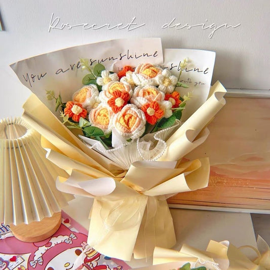 Handcrafted Crochet Flower Bouquet B2