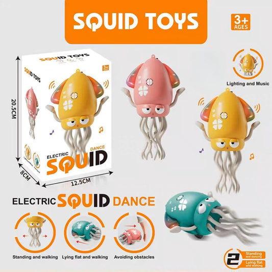 Dancing Squid & Jellyfish A4