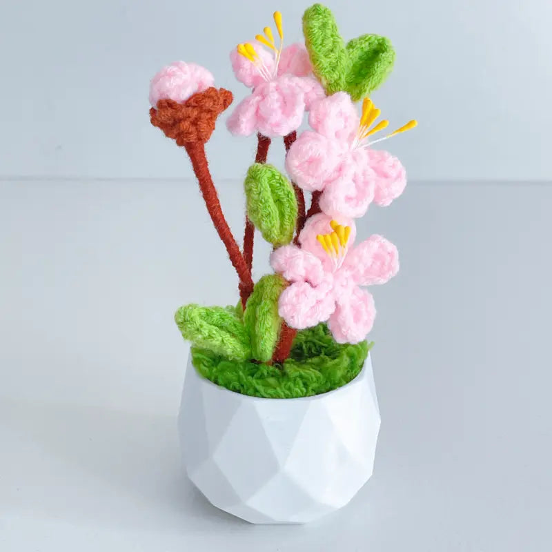 Handcrafted Crochet Flower Planter A20