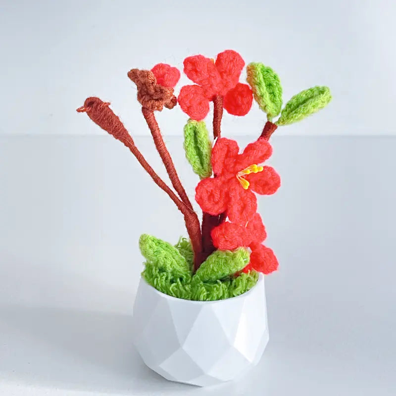 Handcrafted Crochet Flower Planter A20