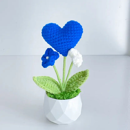 Handcrafted Crochet Flower Planter A17