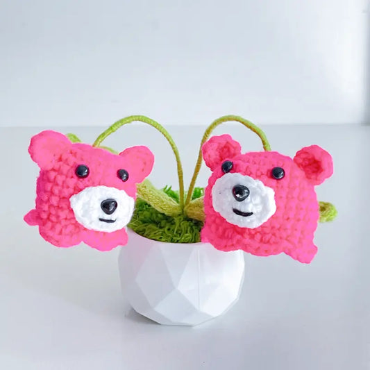Handcrafted Crochet Flower Planter A25