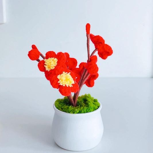 Handcrafted Crochet Flower Planter A33