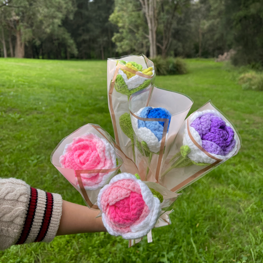 Handcrafted Crochet Flower Bouquet B10