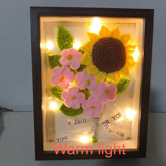 Everlasting Crochet Flower-Sunflower frame